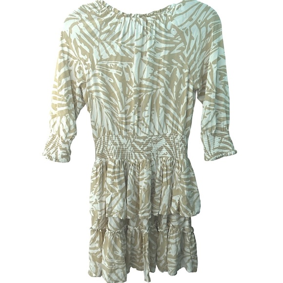 Patrons Of Peace June Print Tiered Tassel Tie Dress Size Small - Picture 10 of 10